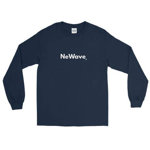 Navy Blue//White Longsleeve