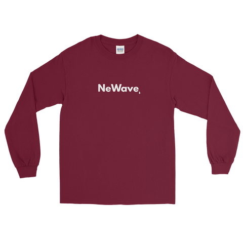 Maroon//White Longsleeve